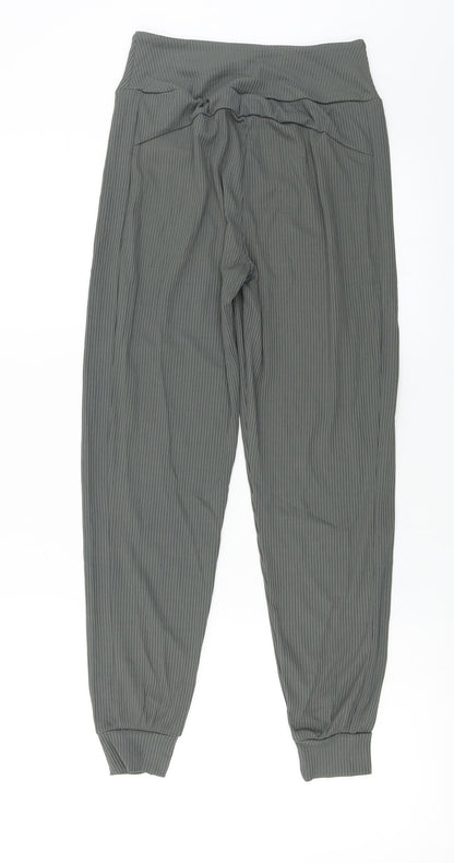 Womens UK Size M Preworn Regular Fit  Grey Trousers