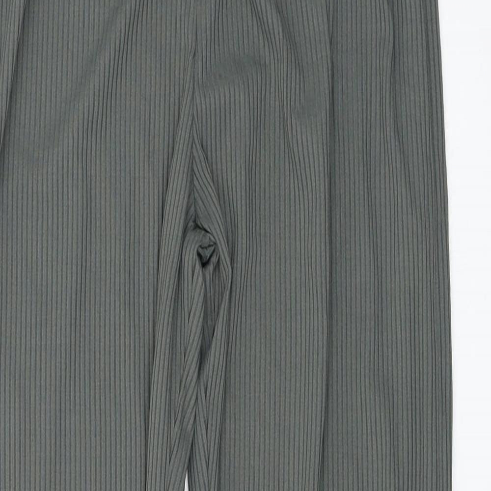 Womens UK Size M Preworn Regular Fit  Grey Trousers