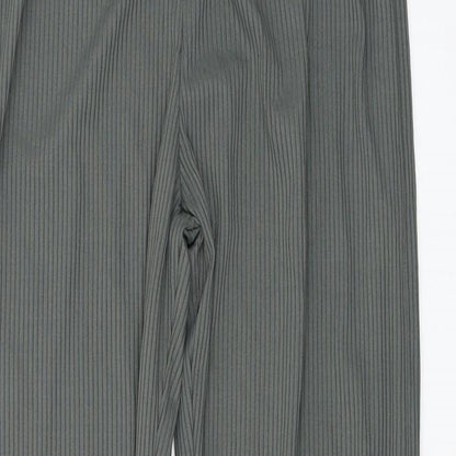 Womens UK Size M Preworn Regular Fit  Grey Trousers