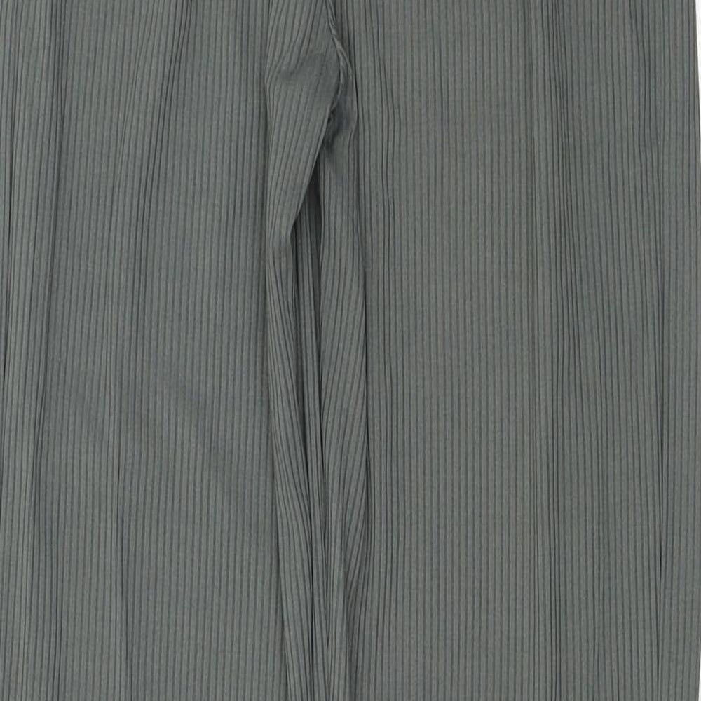 Womens UK Size M Preworn Regular Fit  Grey Trousers