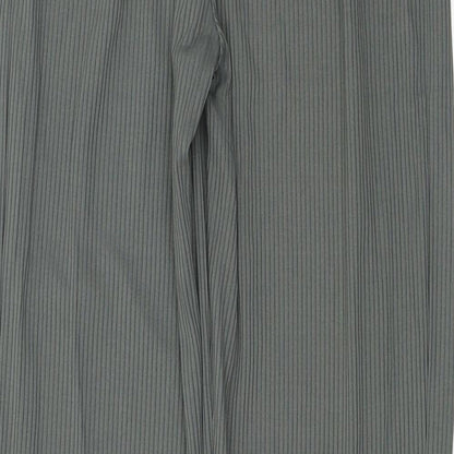 Womens UK Size M Preworn Regular Fit  Grey Trousers
