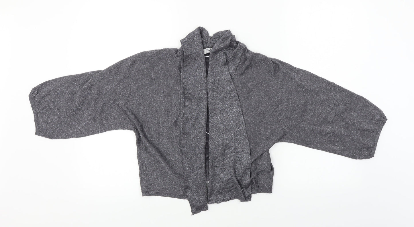 Womens UK Size 16 BHS Grey Cardigan Jumper