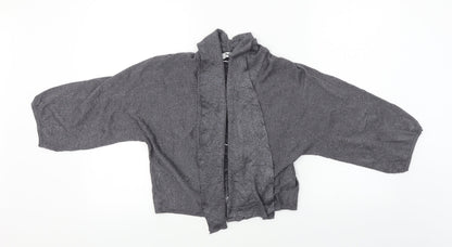 Womens UK Size 16 BHS Grey Cardigan Jumper