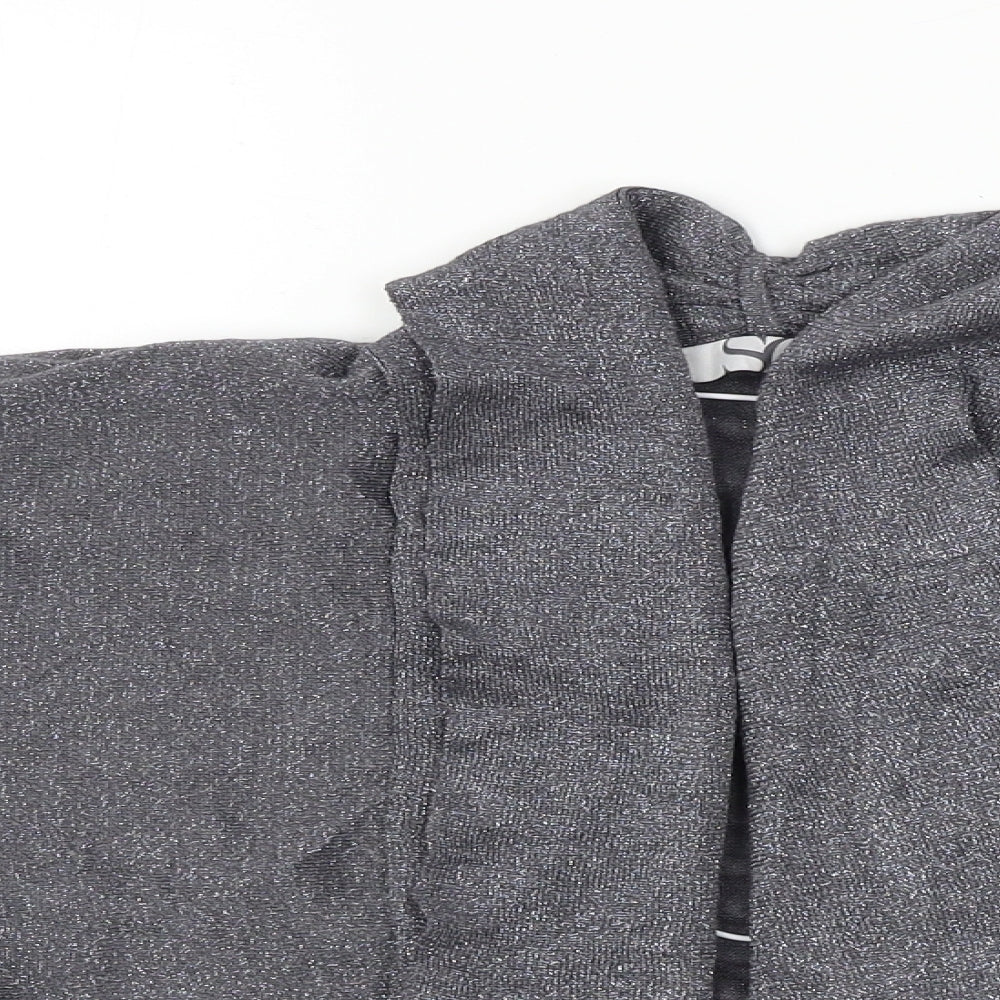 Womens UK Size 16 BHS Grey Cardigan Jumper