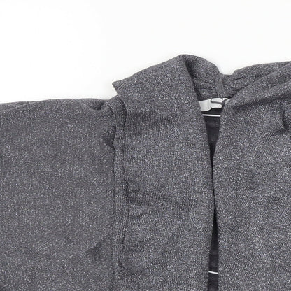 Womens UK Size 16 BHS Grey Cardigan Jumper
