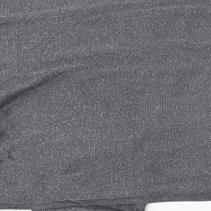 Womens UK Size 16 BHS Grey Cardigan Jumper