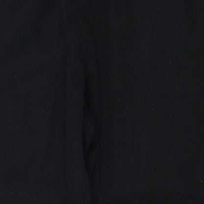 Womens UK Size 14 Papaya Regular Fit  Black Trousers