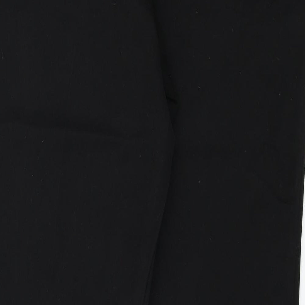 Womens UK Size 14 Papaya Regular Fit  Black Trousers