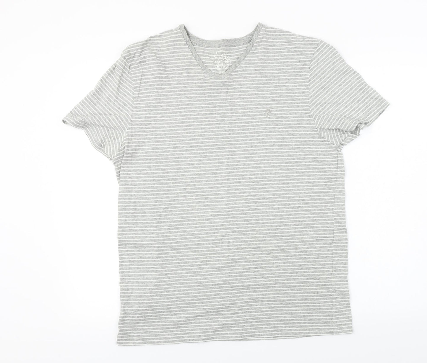 Mens UK Size L Easy Grey  T-Shirt