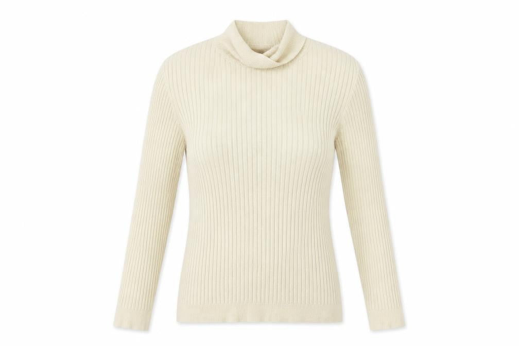 Womens UK Size M Only Beige Pullover Jumper