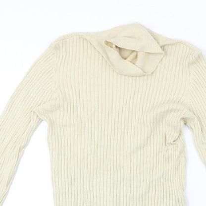 Womens UK Size M Only Beige Pullover Jumper
