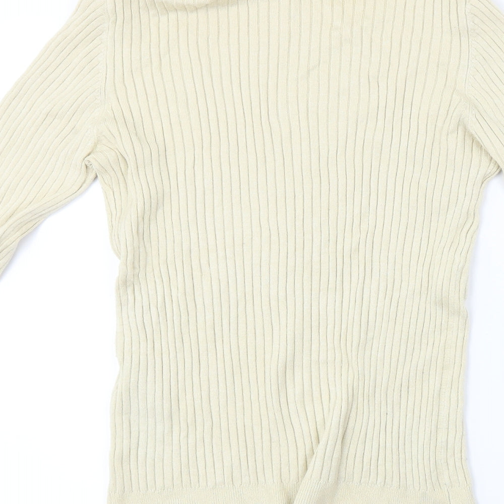 Womens UK Size M Only Beige Pullover Jumper