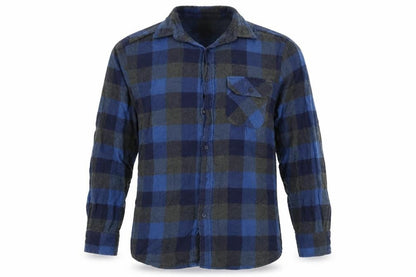 Cedarwood State Mens Blue Check Button-Up Size S