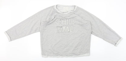 Womens UK Size M NEXT Grey Pullover Jumper