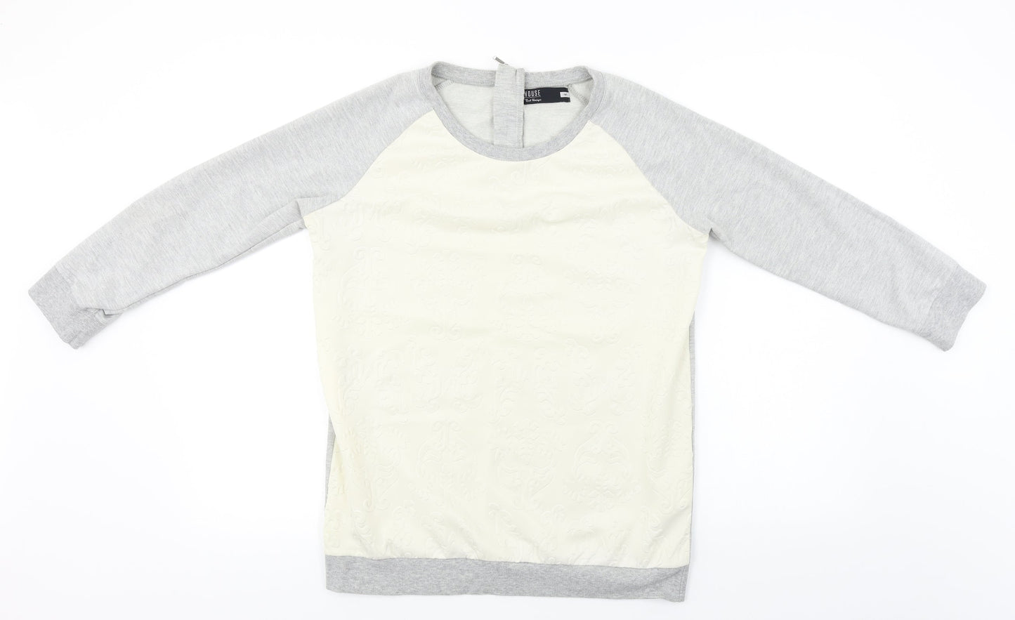 House Womens Ivory   Pullover Jumper Size M