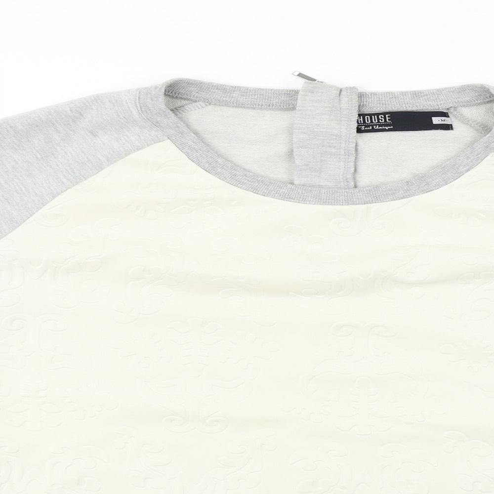 House Womens Ivory   Pullover Jumper Size M