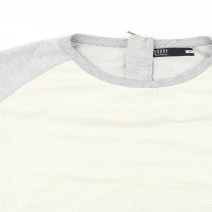House Womens Ivory   Pullover Jumper Size M