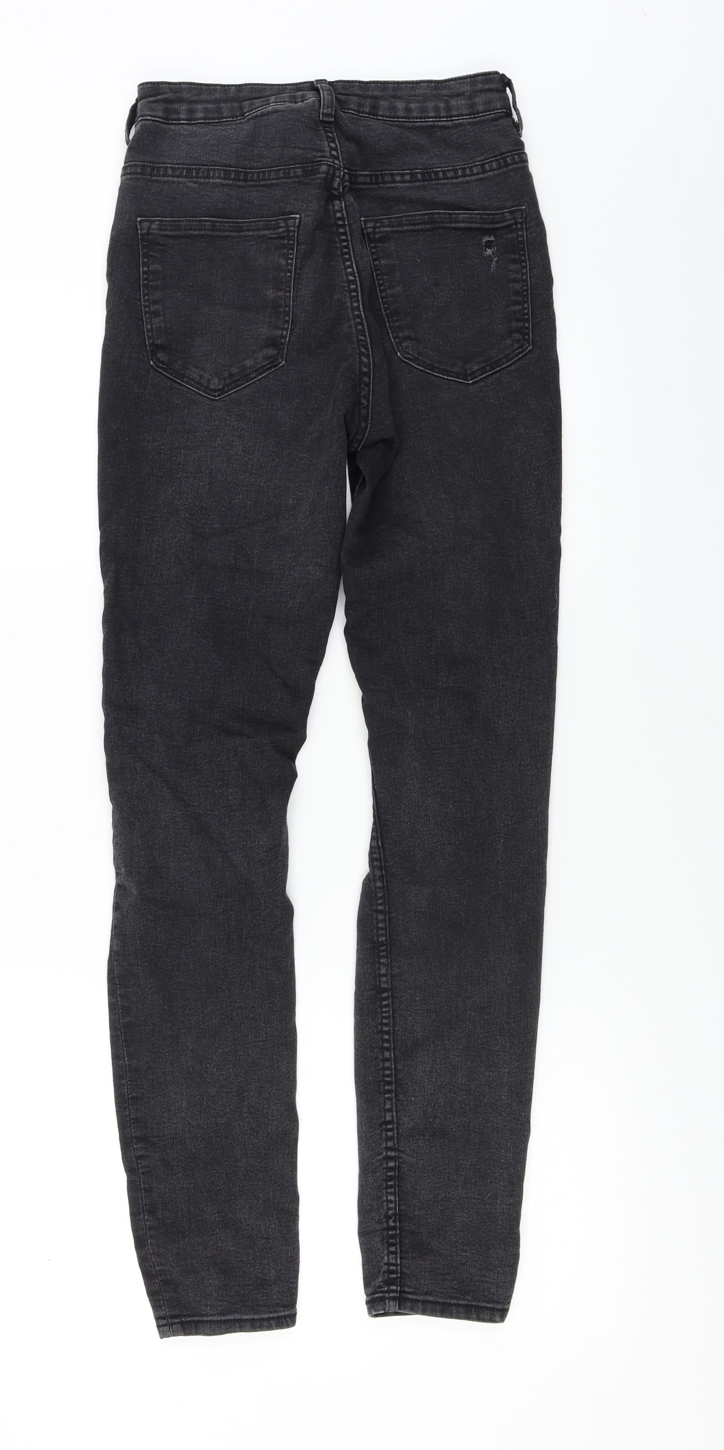 Womens UK Size 8 H&M Regular Fit Skinny Black Jeans