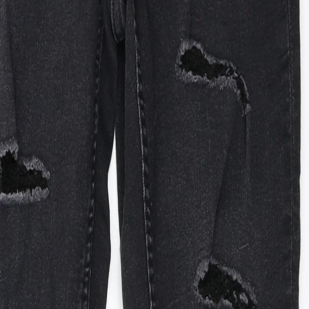 Womens UK Size 8 H&M Regular Fit Skinny Black Jeans