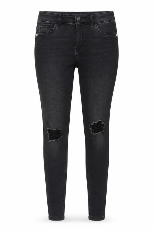 Womens UK Size 8 F&F Regular Fit Skinny Black Jeans