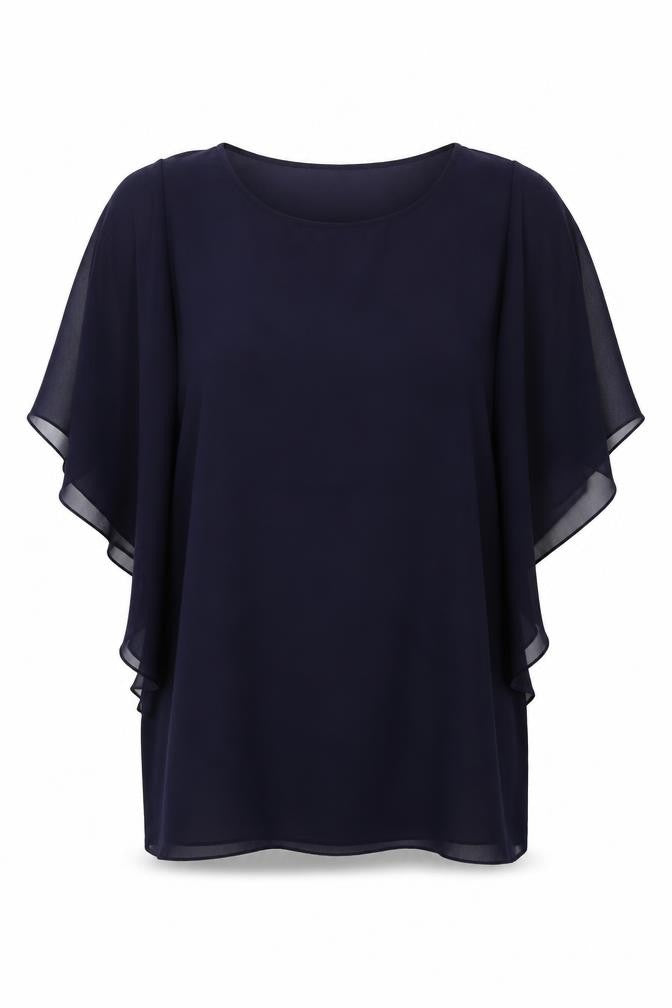 Womens UK Size 10 ASOS Blue Basic Blouse