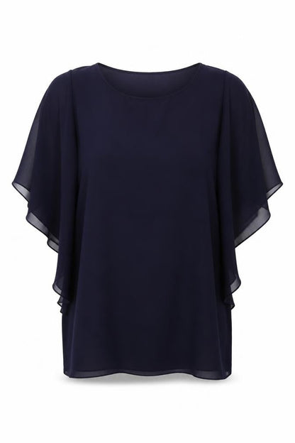 Womens UK Size 10 ASOS Blue Basic Blouse