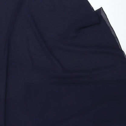 Womens UK Size 10 ASOS Blue Basic Blouse