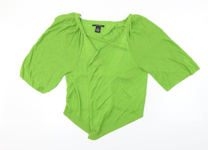 88th & madison Womens Green   Cardigan Jumper Size XL