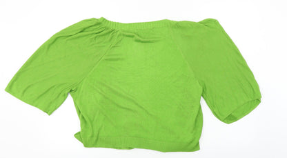 88th & madison Womens Green   Cardigan Jumper Size XL