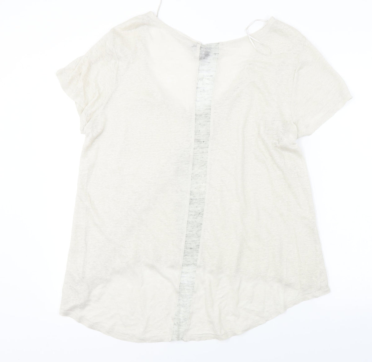 synthia rowley Womens Beige   Basic T-Shirt Size XL