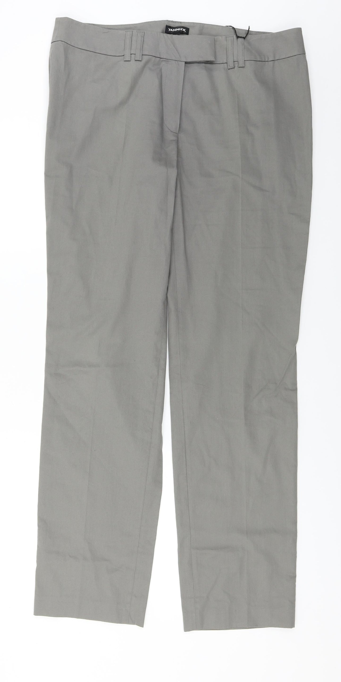 yannick Womens Grey   Trousers  Size 34 in L29 in