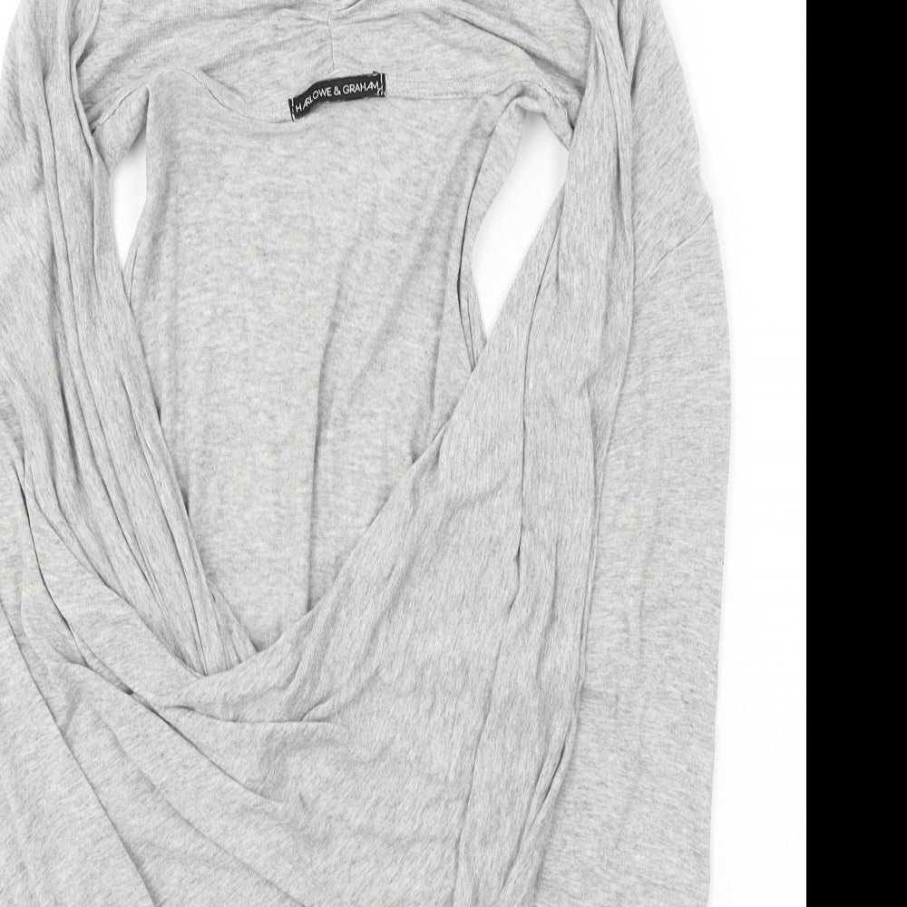 Harlowe & Graham  Womens Grey   Basic Blouse Size XL