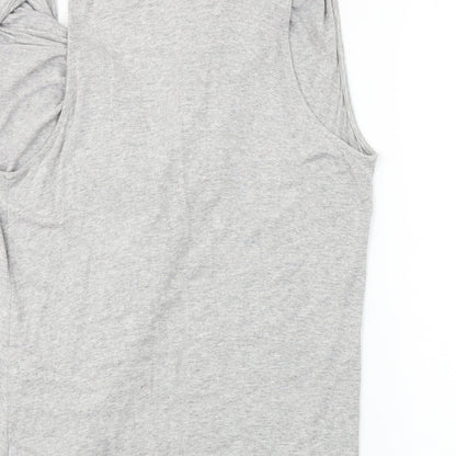 Harlowe & Graham  Womens Grey   Basic Blouse Size XL