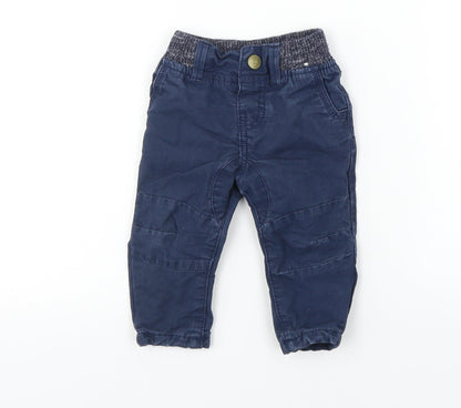 denim co Boys Blue   Cargo Trousers Size 6-9 Months