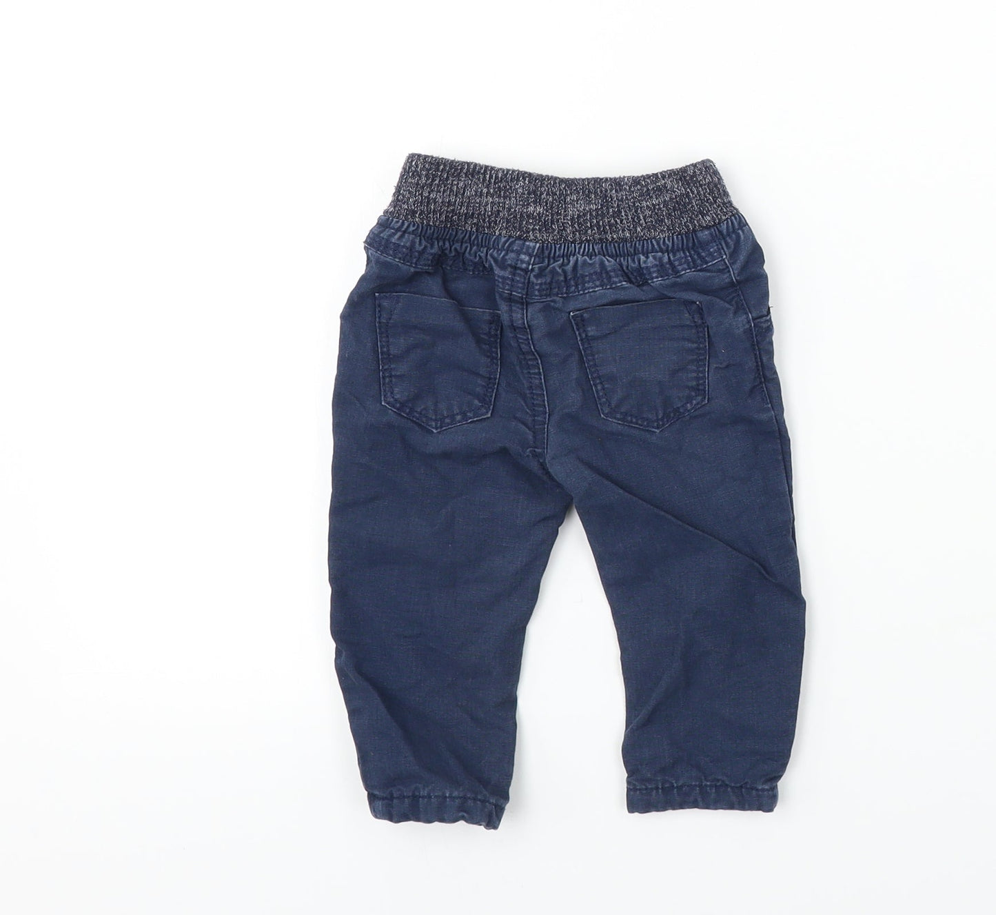 denim co Boys Blue   Cargo Trousers Size 6-9 Months