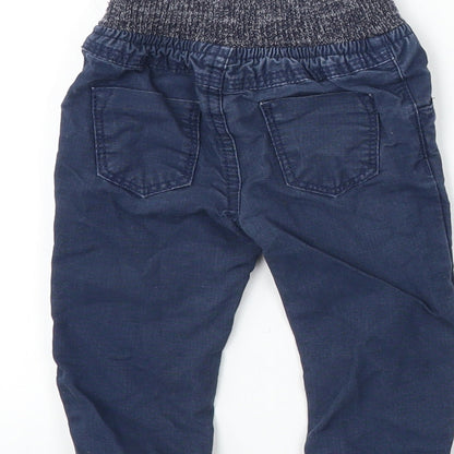 denim co Boys Blue   Cargo Trousers Size 6-9 Months