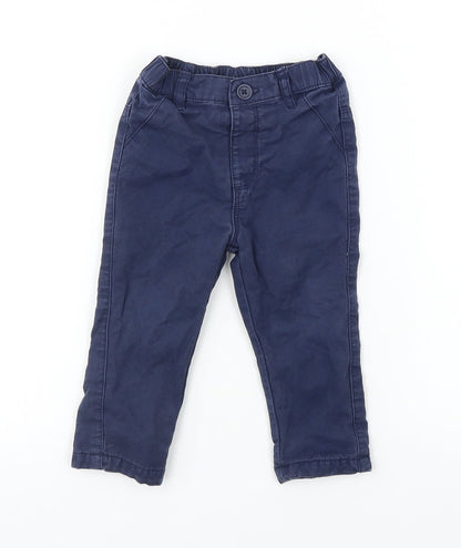 Matalan  Boys Blue   Cargo Trousers Size 6-9 Months