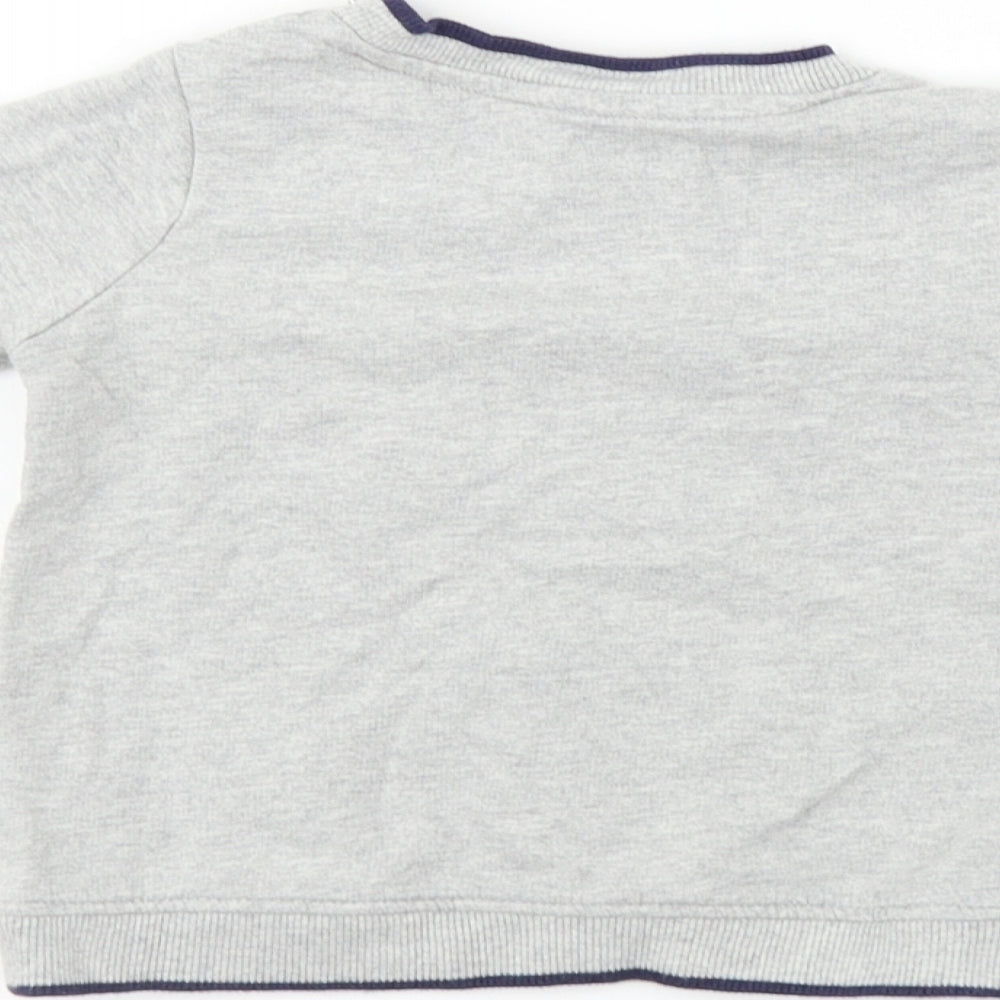 George  Boys Grey   Pullover Jumper Size 9-12 Months  - Christmas Jumper