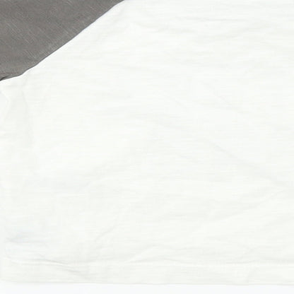 Nutmeg Boys White   Basic T-Shirt Size 6-9 Months