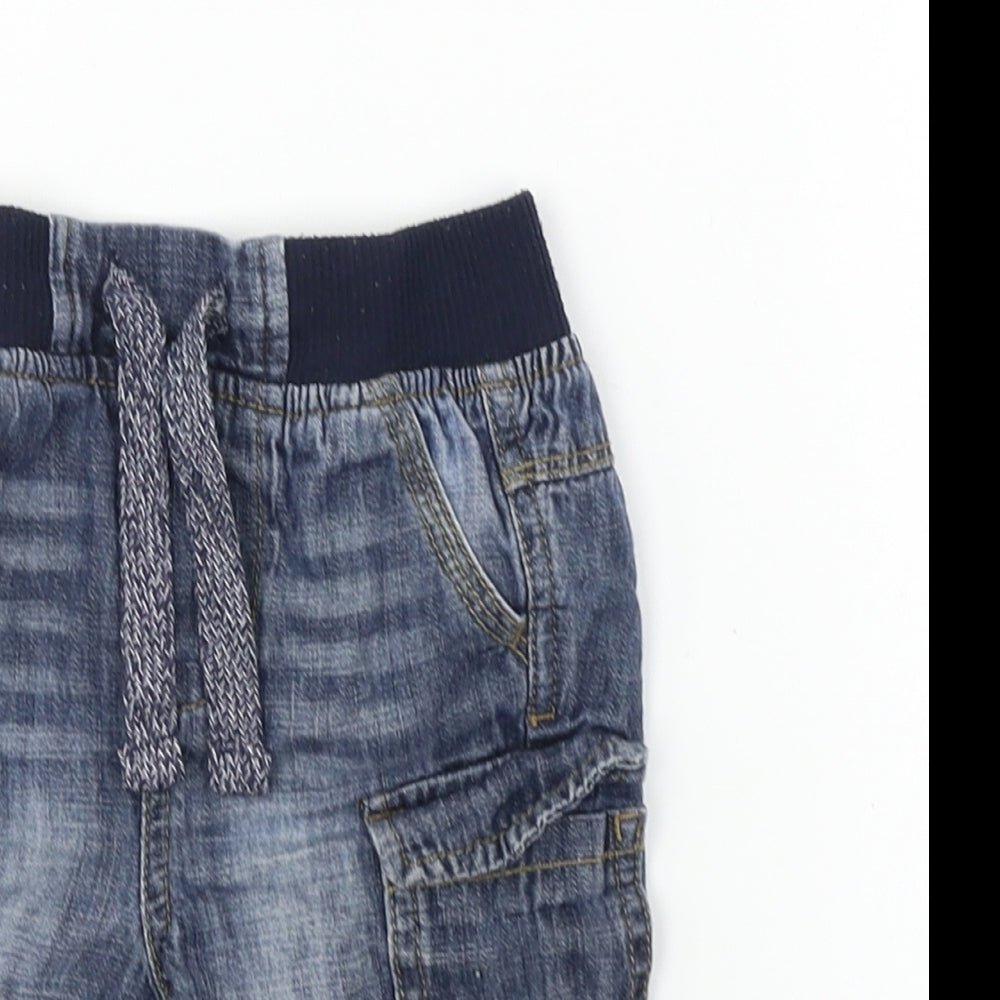 Rebel  Boys Grey   Cropped Jeans Size 9-12 Months