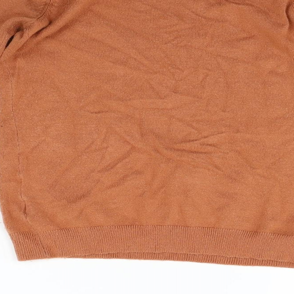 La Redoute Girls Orange   Pullover Jumper Size 8 Years