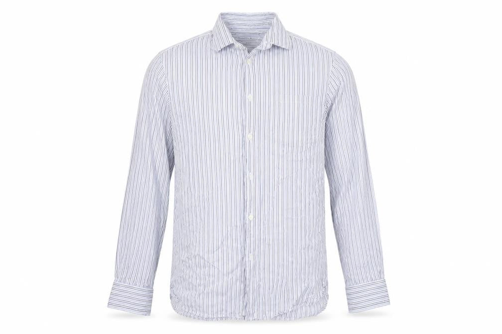 Mens UK Size 15.5 Howick Tailored Blue  Button-Up Long Sleeve Casual Shirt