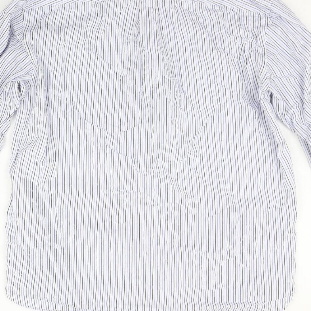 Mens UK Size 15.5 Howick Tailored Blue  Button-Up Long Sleeve Casual Shirt