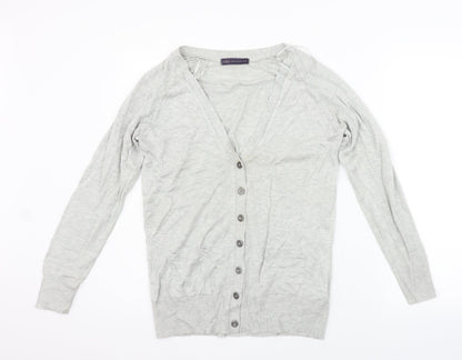 Womens UK Size 10 Marks and Spencer Grey Cardigan Jumper
