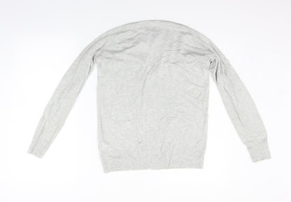 Womens UK Size 10 Marks and Spencer Grey Cardigan Jumper