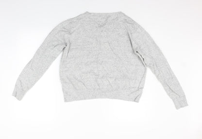 Womens UK Size XL Marks and Spencer Grey Cardigan Jumper