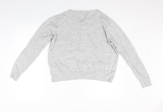 Womens UK Size XL Marks and Spencer Grey Cardigan Jumper