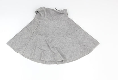 Zara Womens Grey   A-Line Skirt Size S  - 20 inch waist