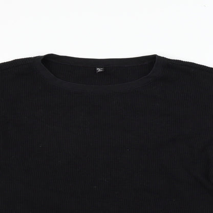 Womens UK Size XL Preworn Black Pullover Jumper