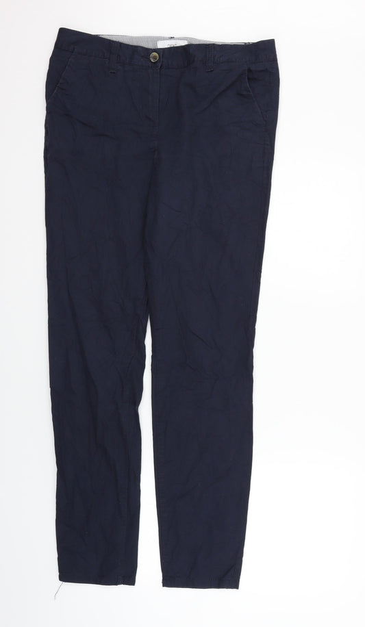 Womens UK Size 10 NEXT Regular Fit Sweatpants Blue Trousers